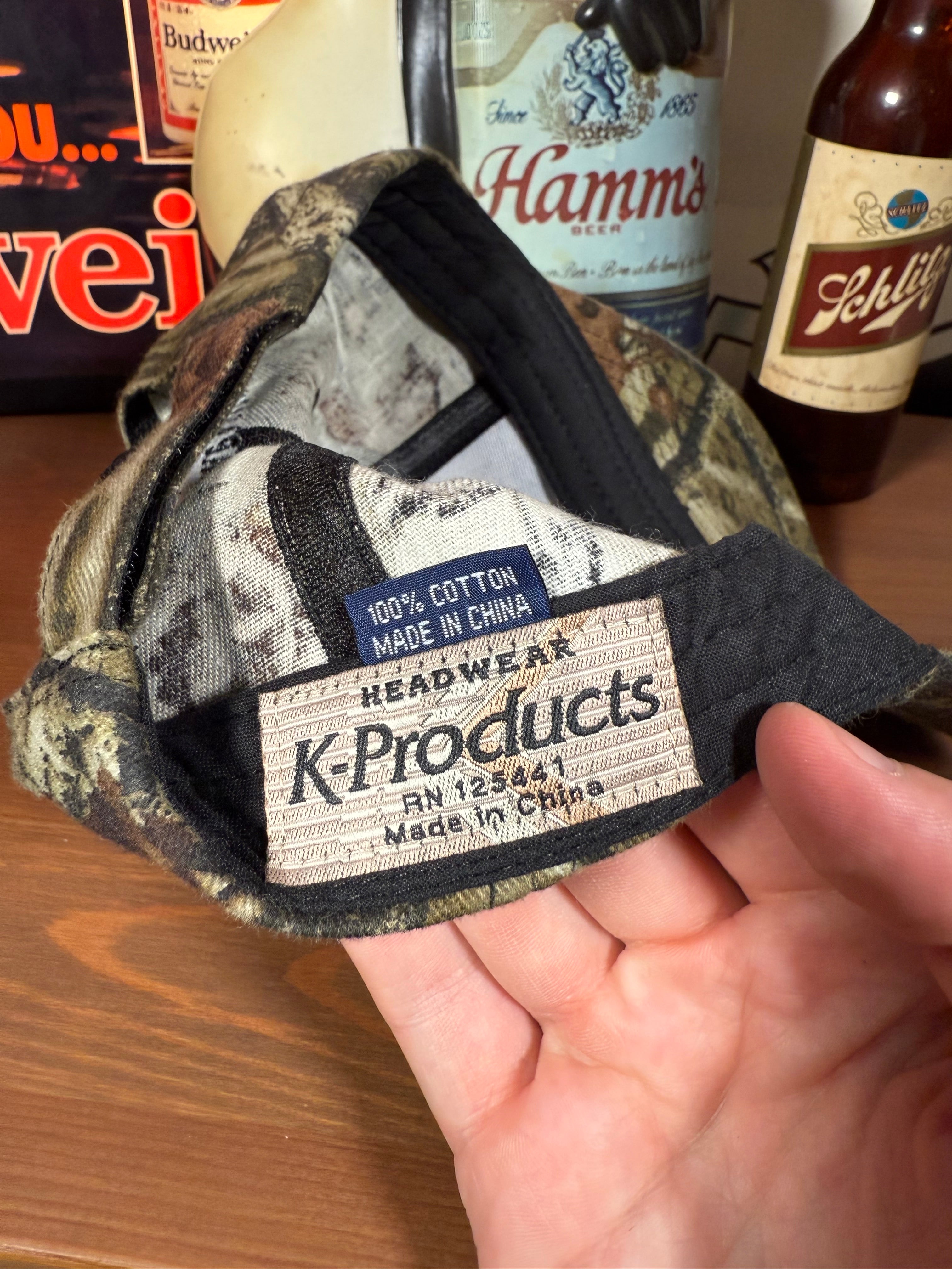 Vintage Y2K New Holland Agriculture Realtree Camo Hat