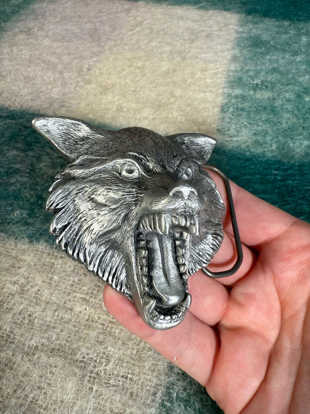 Vintage Big Bad Wolf Belt Buckle