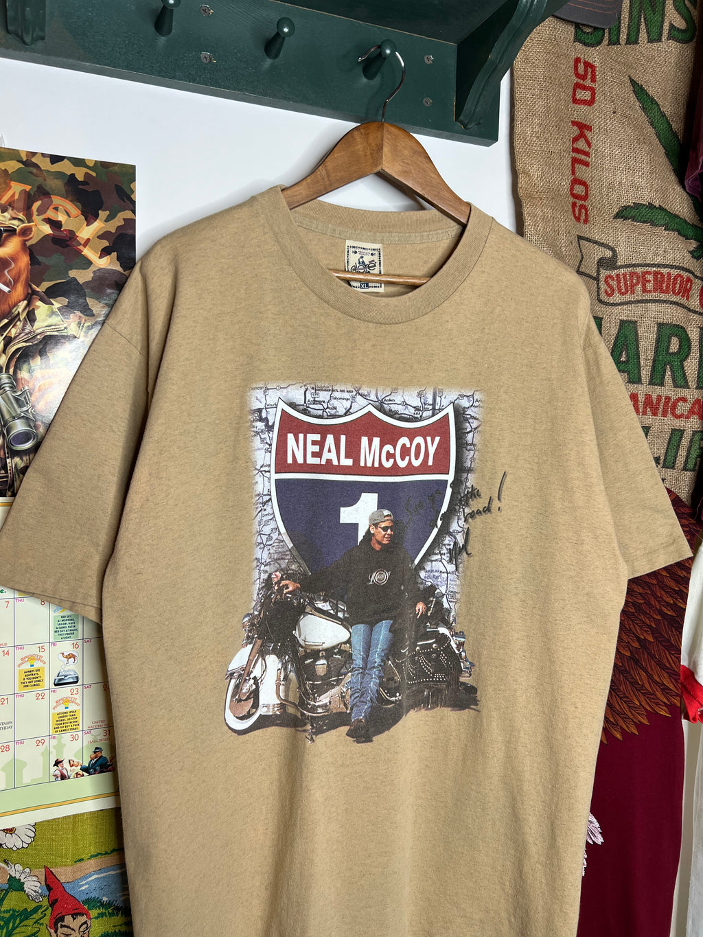 Vintage Neal McCoy Double Sided Concert Tee (XL)