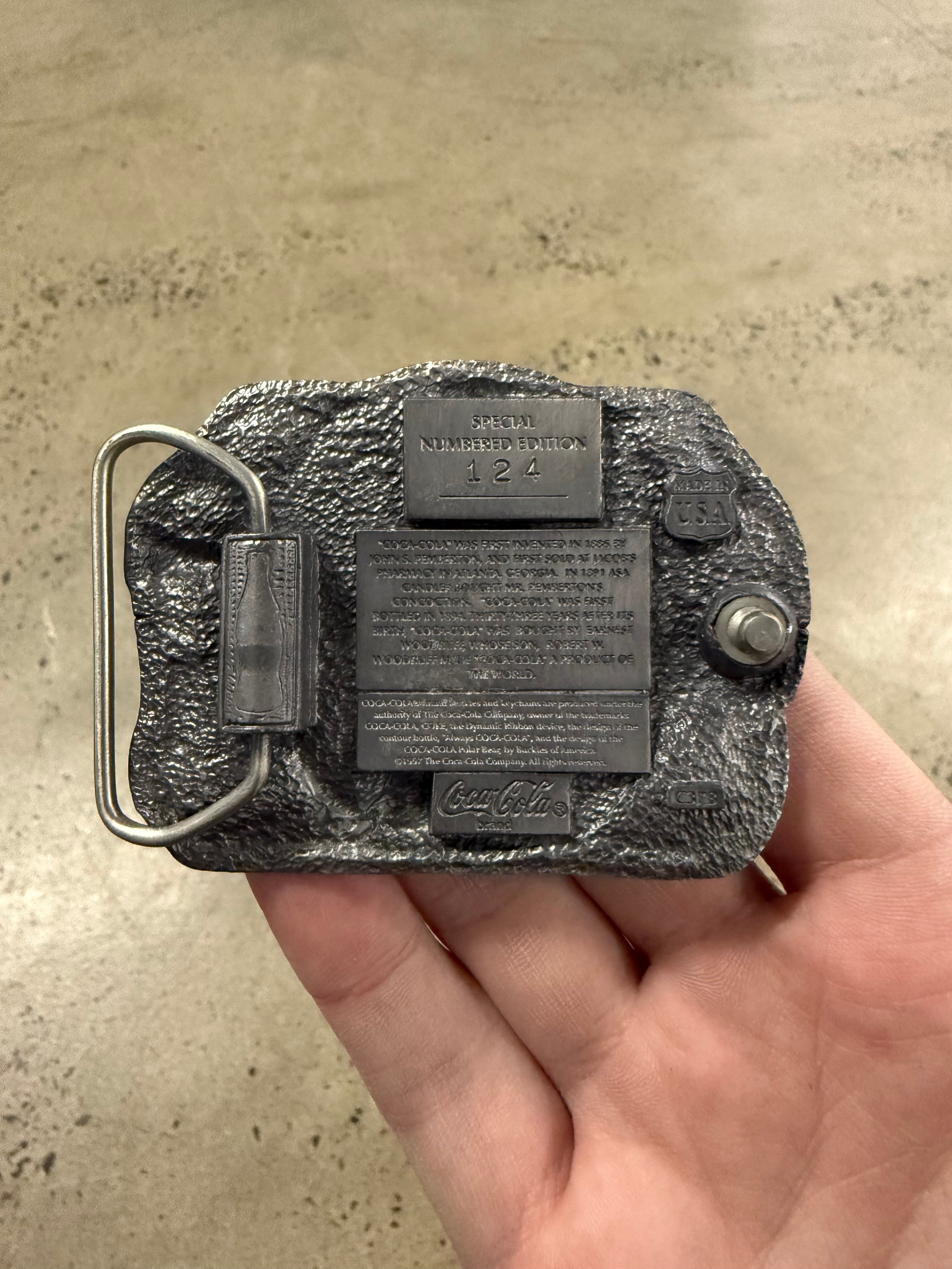 Vintage Coca Cola Bottle Belt Buckle