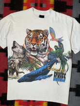 Load image into Gallery viewer, Vintage 90s Endangered Animals All Over Print Shirt (L)
