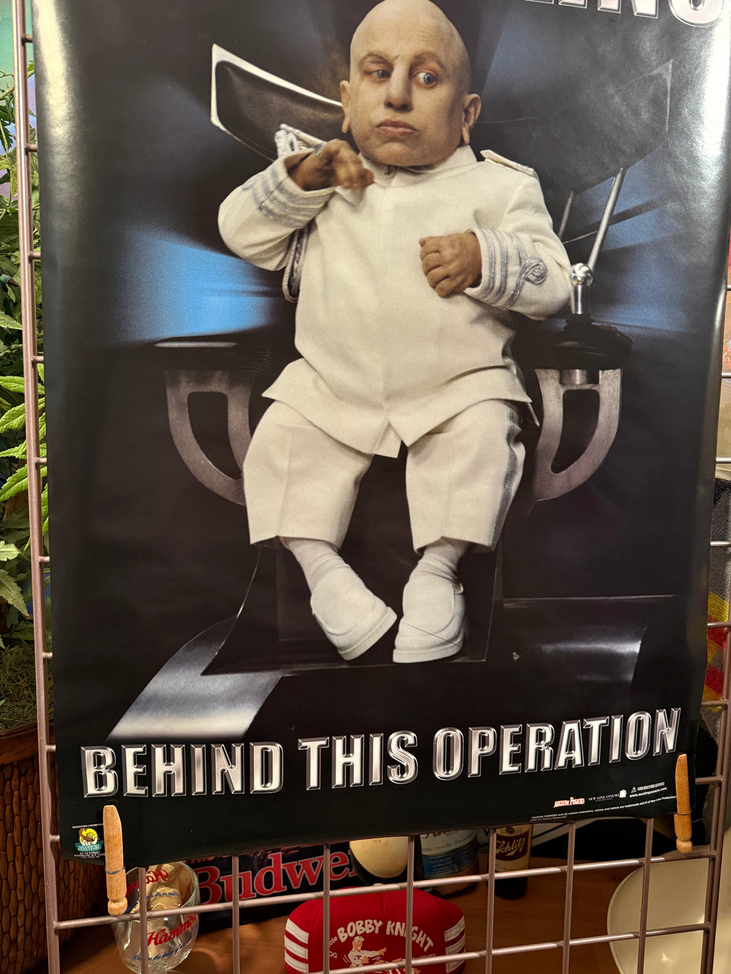 Vintage 2002 Mini Me The Brains Behind This Operation Poster