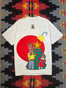 Vintage 1996 Christmas Post Office Double Sided Shirt (XL)
