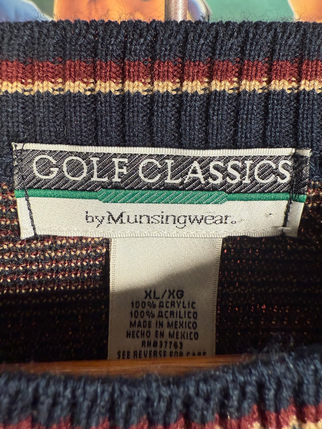 Vintage GoLf Classics Stitched Sweater (XL)