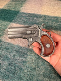 Vintage Brown Pistol Belt Buckle