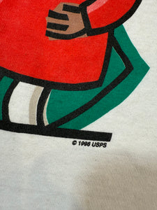 Vintage 1996 Christmas Post Office Double Sided Shirt (XL)