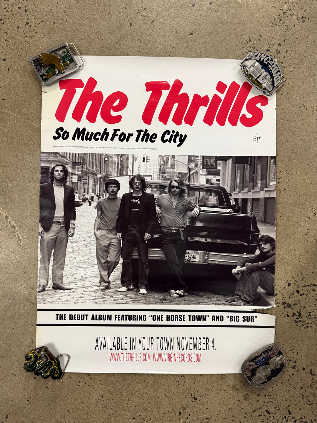 2003 The Thrills So Much For The City Poster (18x24)