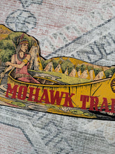 Load image into Gallery viewer, Vintage 50s/60s Mohawk Trail Canoe Pennant (23inch)
