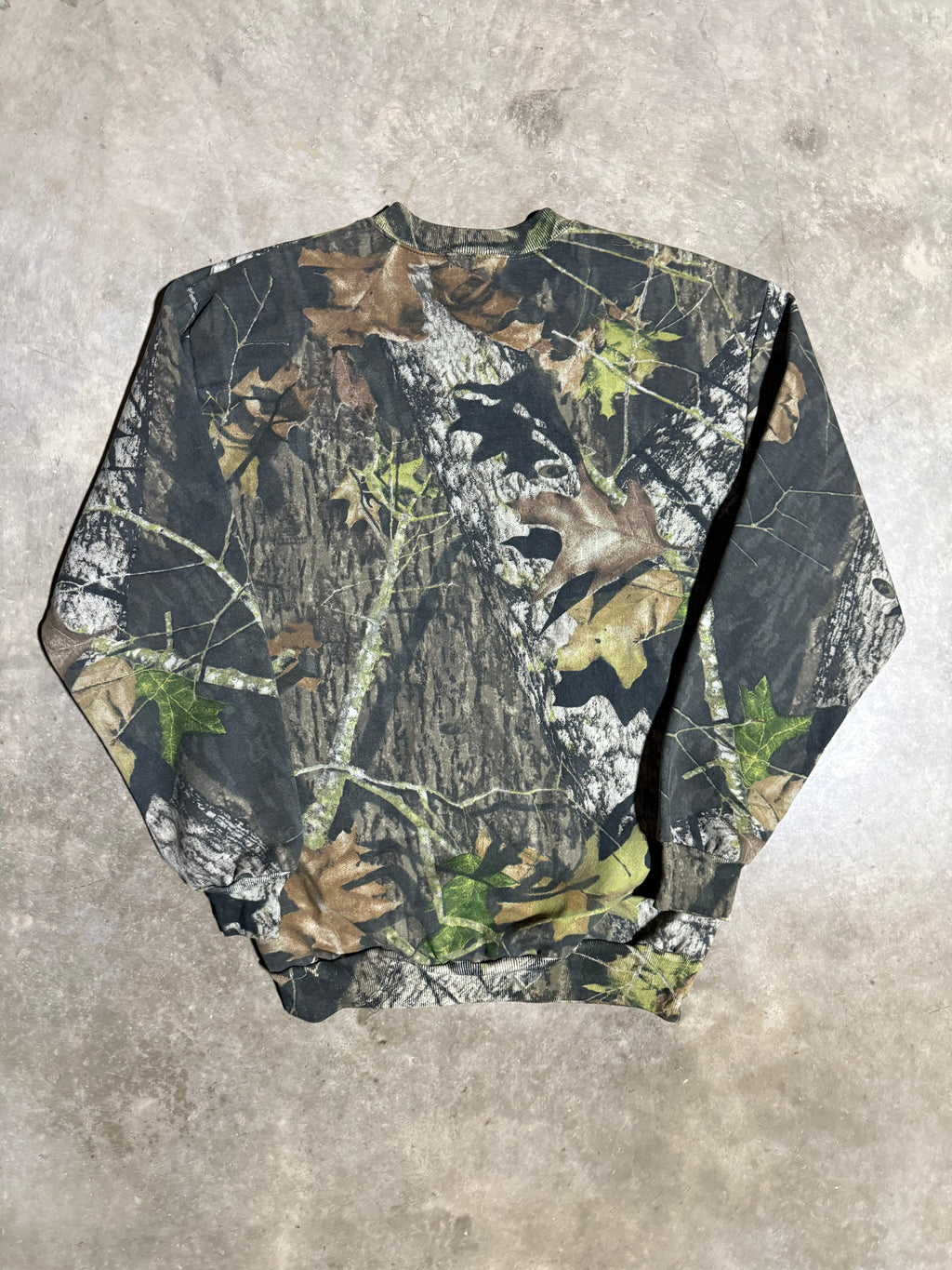 Vintage Mossy Oak Camo Crewneck (M)
