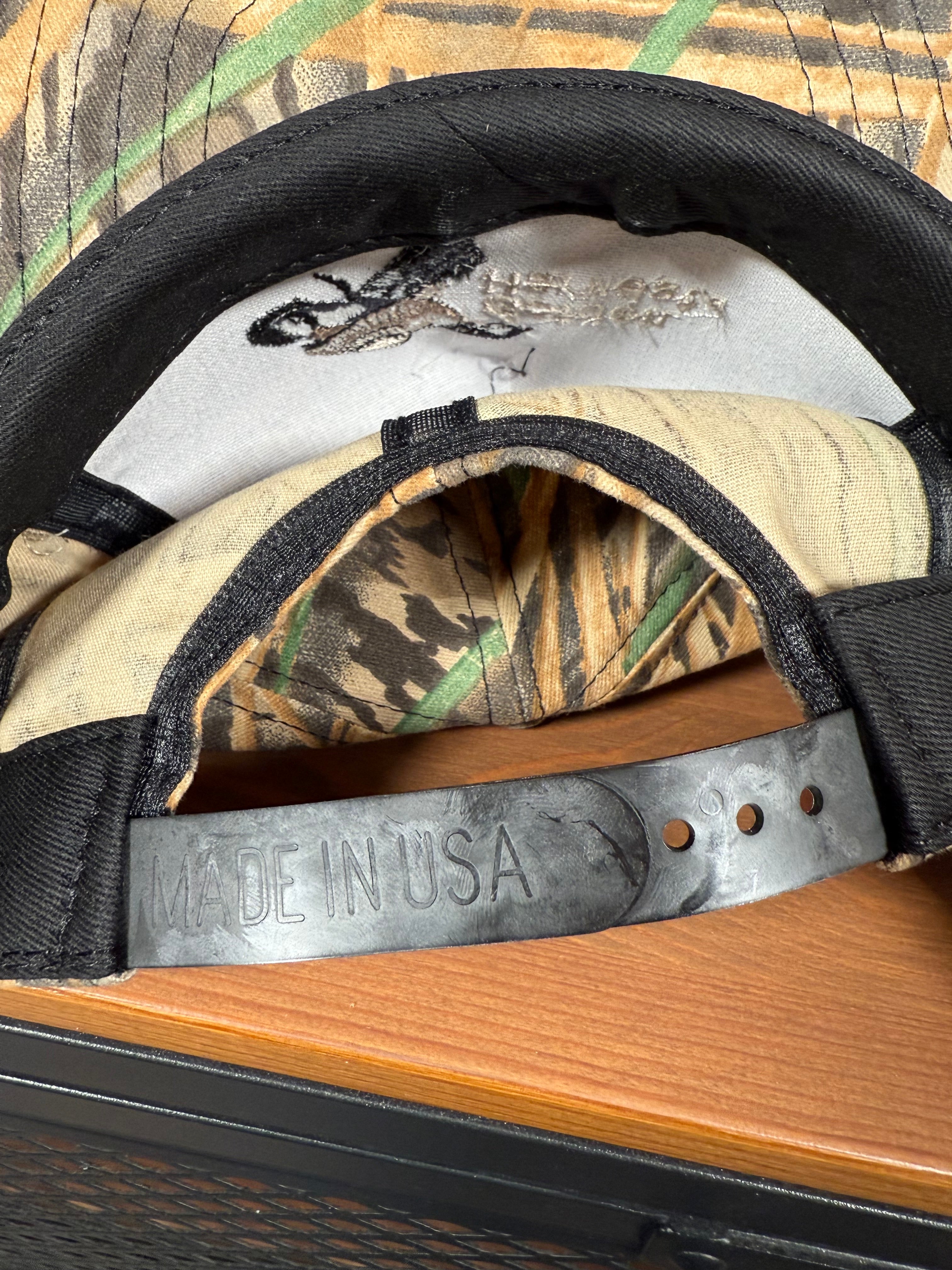Vintage Camo Golden Harvest Goose Snapback Hat