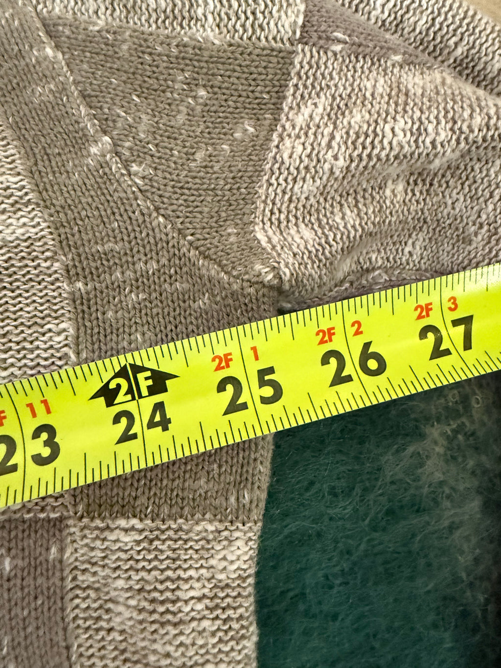 Vintage Carmel Tan Knit Golf Sweater (L)