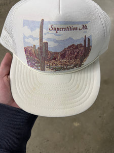 Vintage 80s Superstition Mountain Trucker Hat