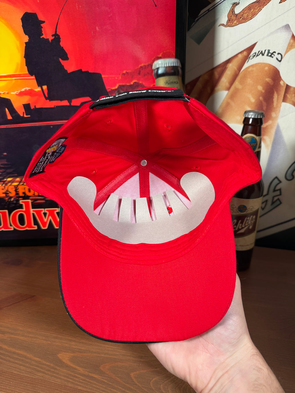 Vintage Y2K Crows Seed Red and Black K Products Hat