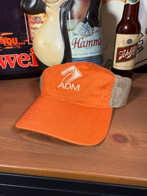 2000s ADM Agriculture Orange Trucker Hat