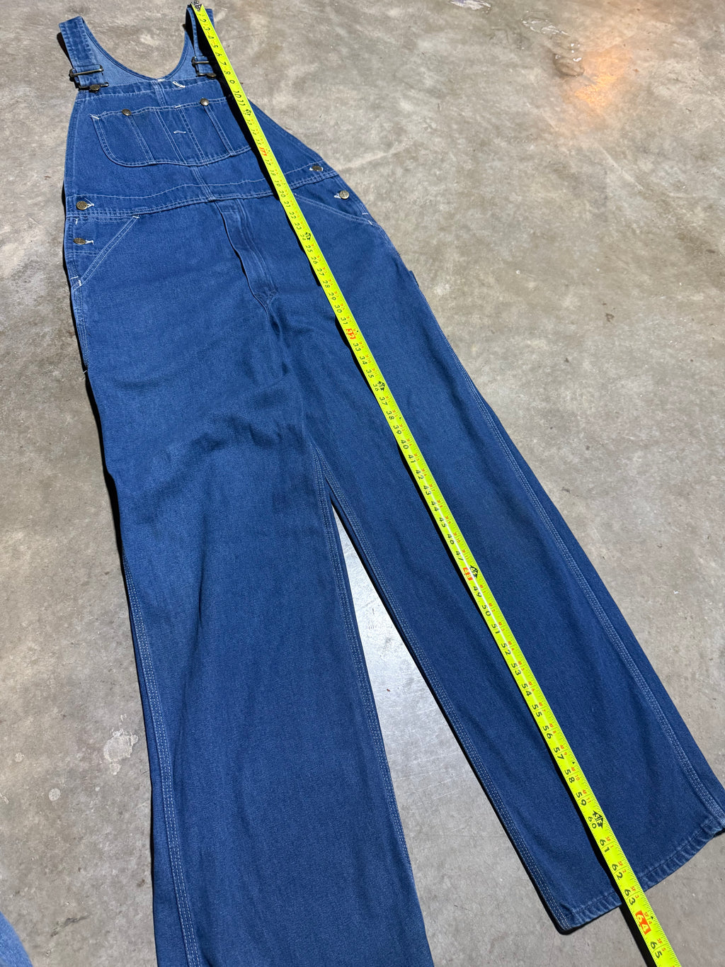 True Vintage Sears Wear Tuff Denim Overalls (36x32)