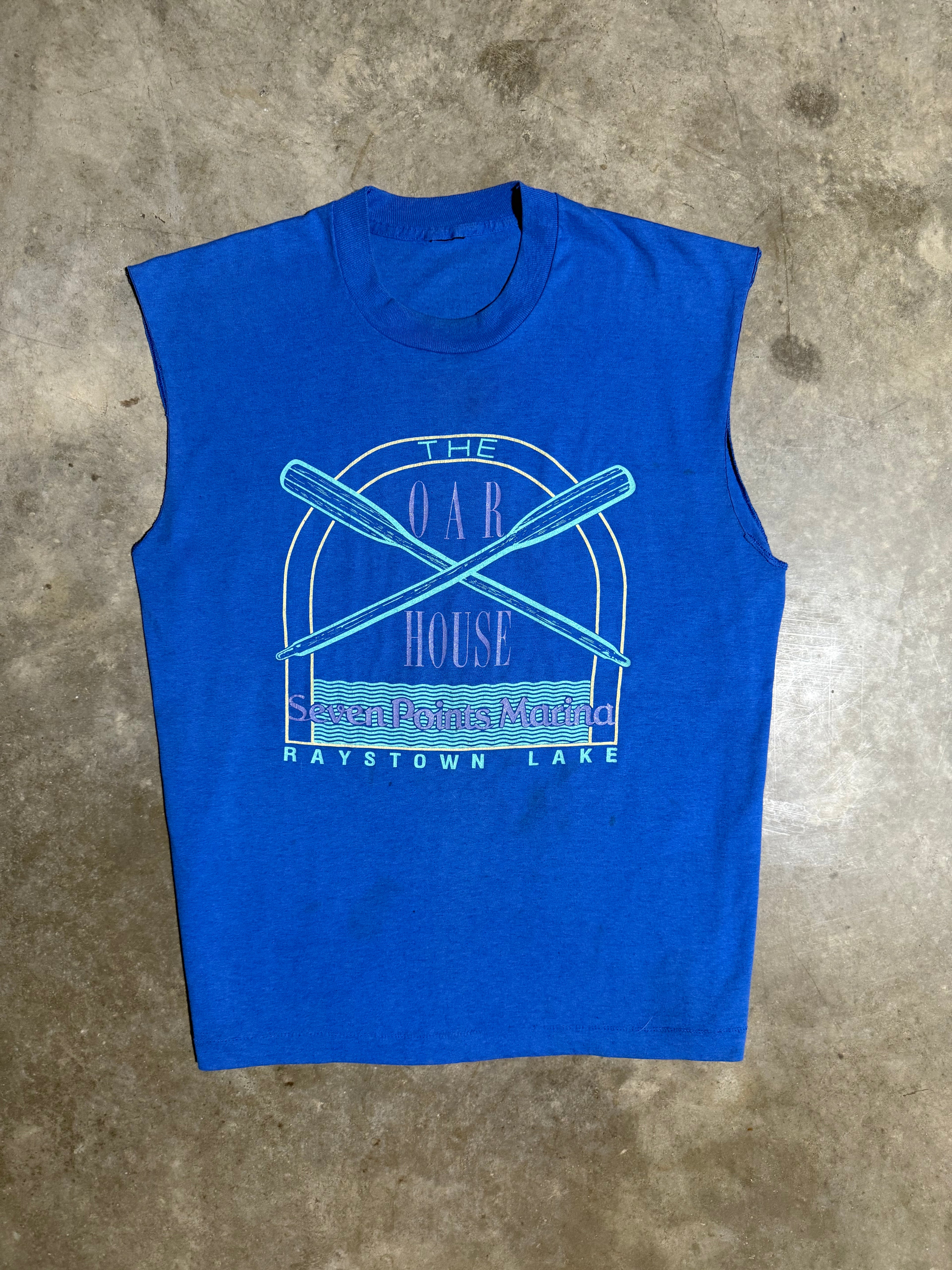 Vintage The Oar House Cutoff Tee (L)