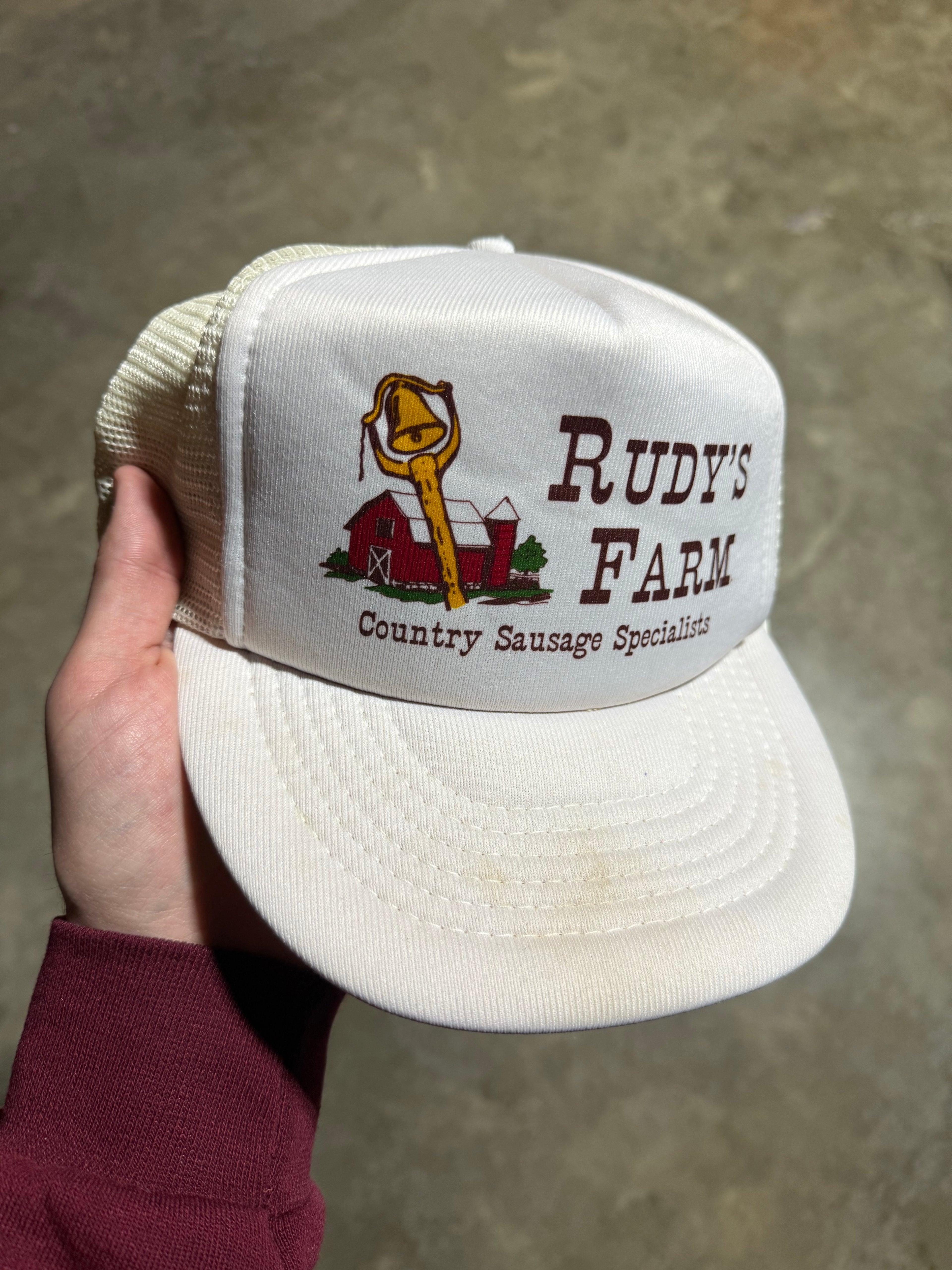 Vintage Rudy’s Family Farm Country Sausage Specialist Trucker Hat