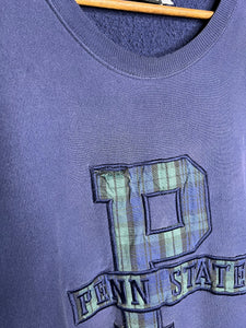 Vintage Penn State Plaid Embroidered Crewneck (XL)