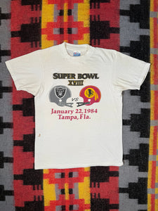 Vintage 1984 Super Bowl 18 T-Shirt (S)