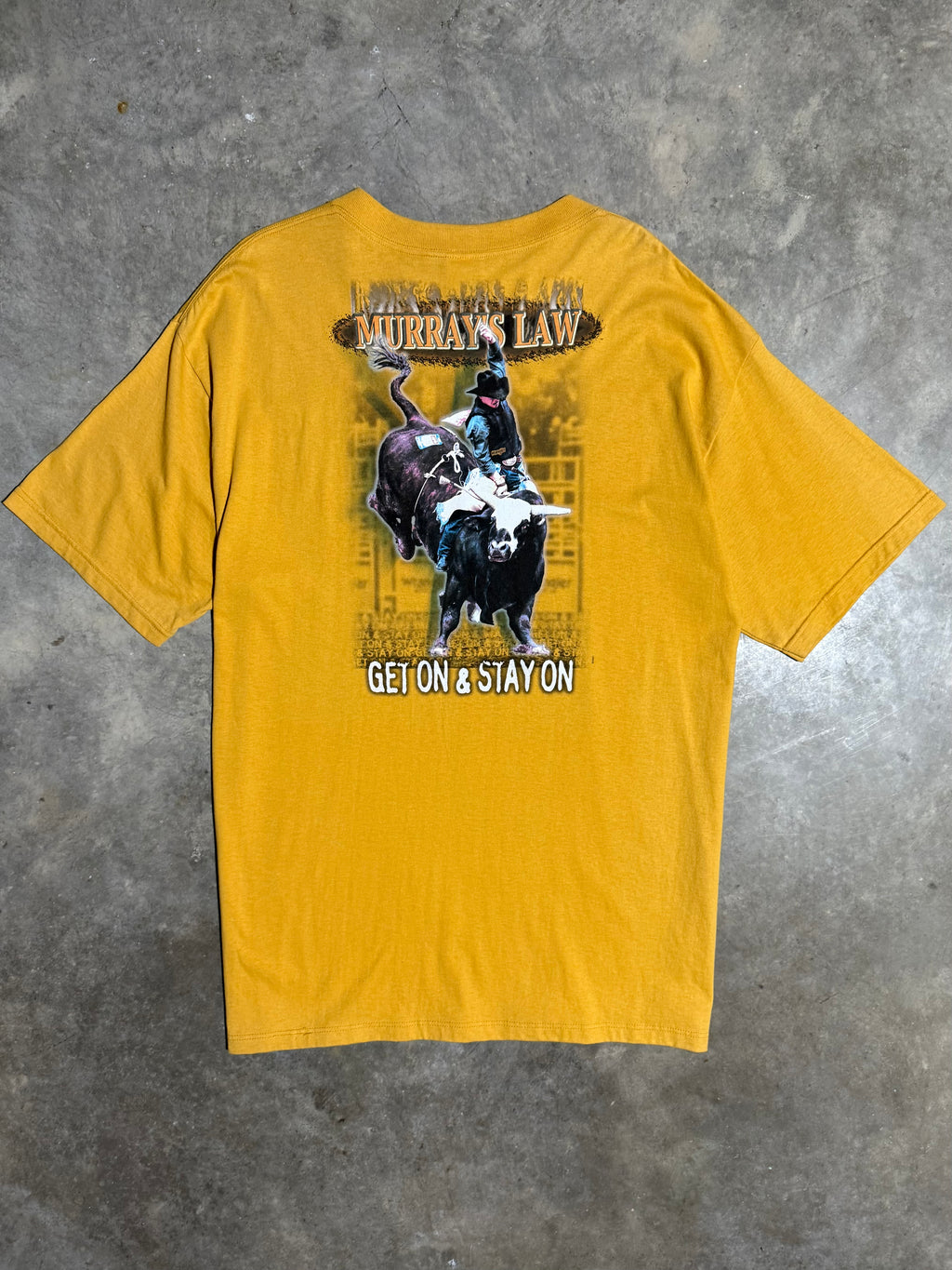 Vintage 2001 Wrangler Murray’s Law Rodeo T-Shirt (XL)
