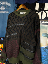 Load image into Gallery viewer, Vintage Cut and Sew Earth Tone Sweater (L)
