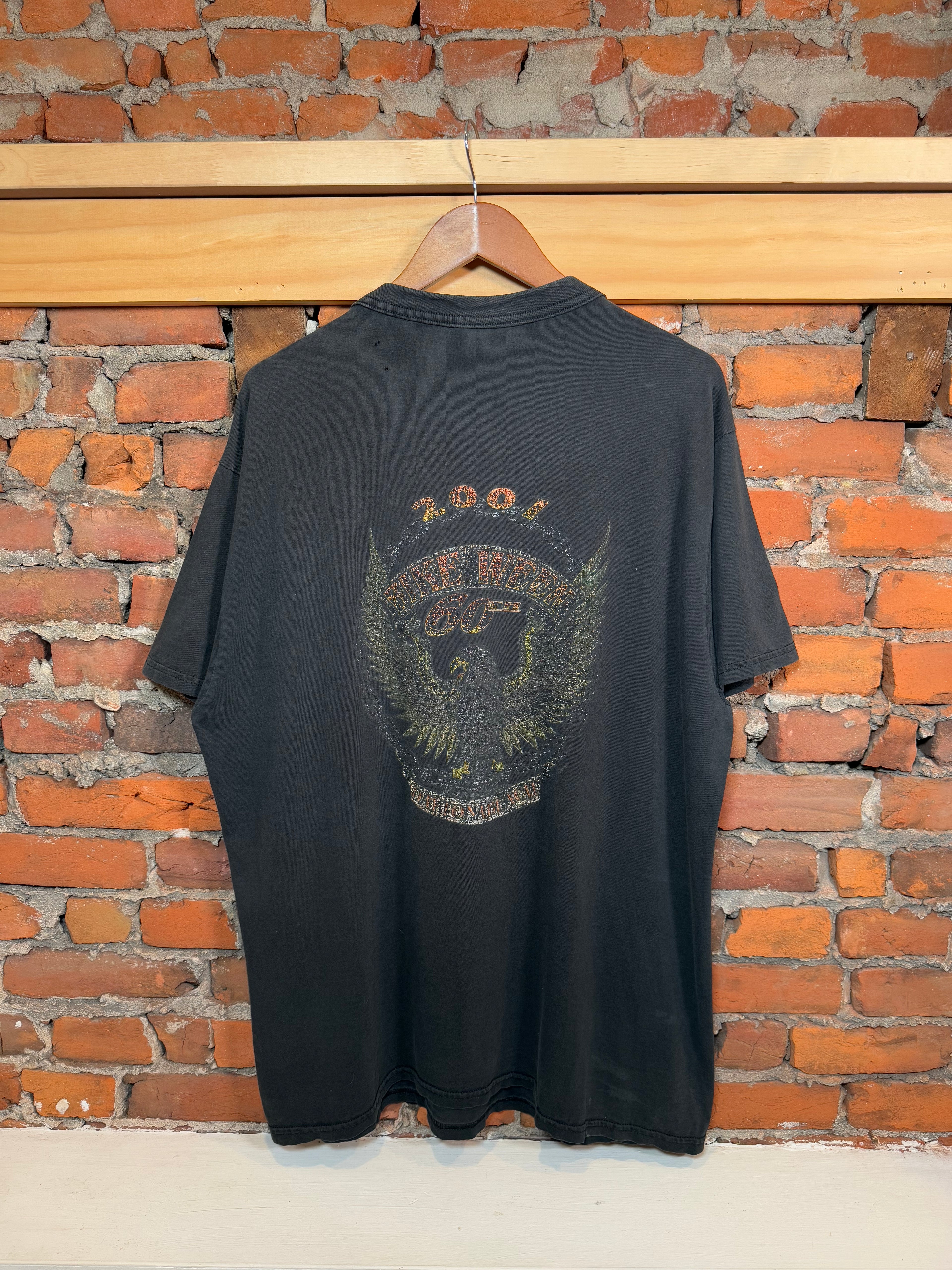 Vintage 2001 Sink Your Claws Into Something Good Bike Week Shirt (XL)
