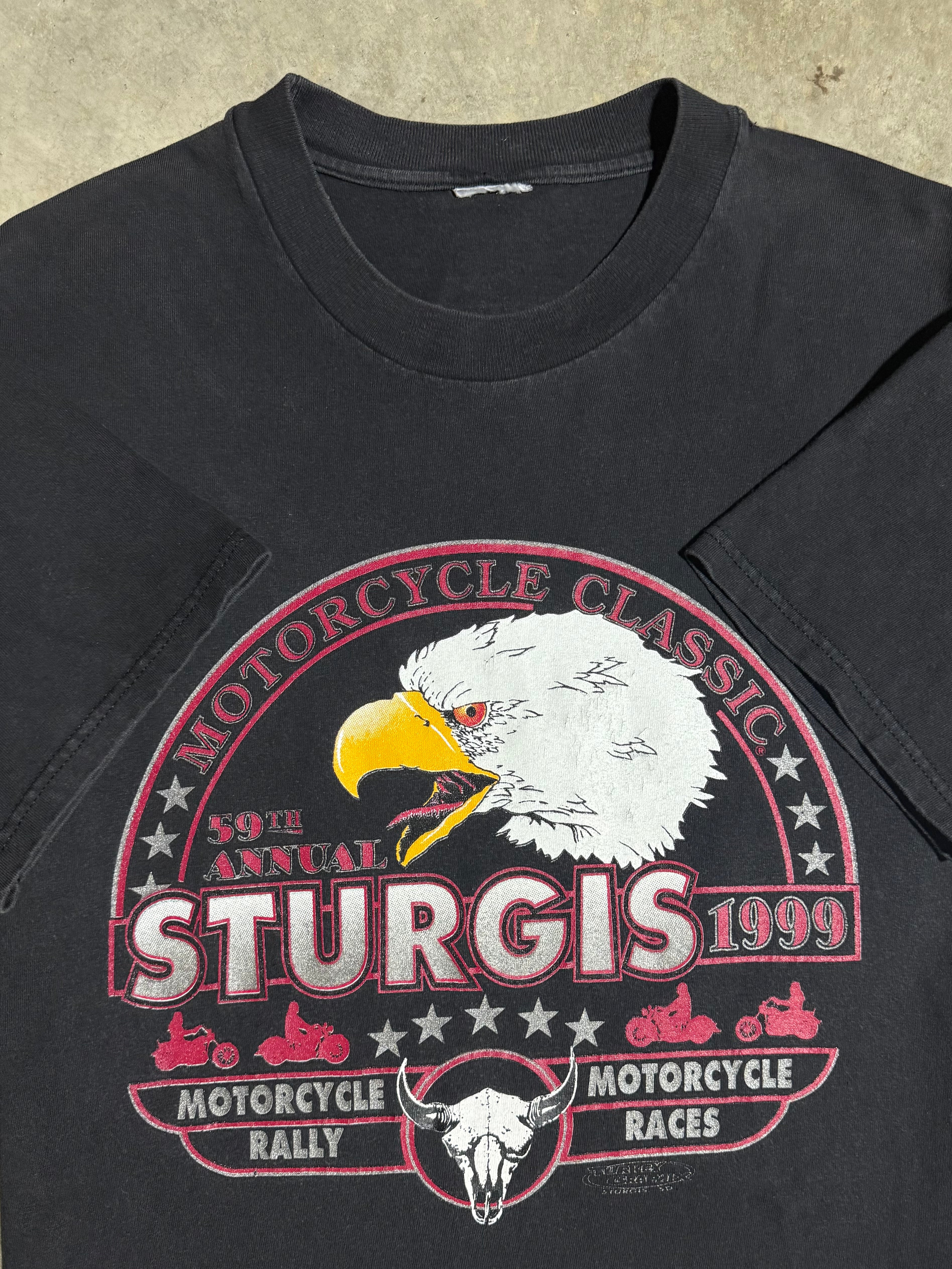 Vintage 1999 Sturgis Bike Rally T-Shirt (M)