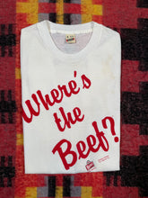 Load image into Gallery viewer, Vintage 1984 Where’s The Beef Wendy’s Tee (WS)
