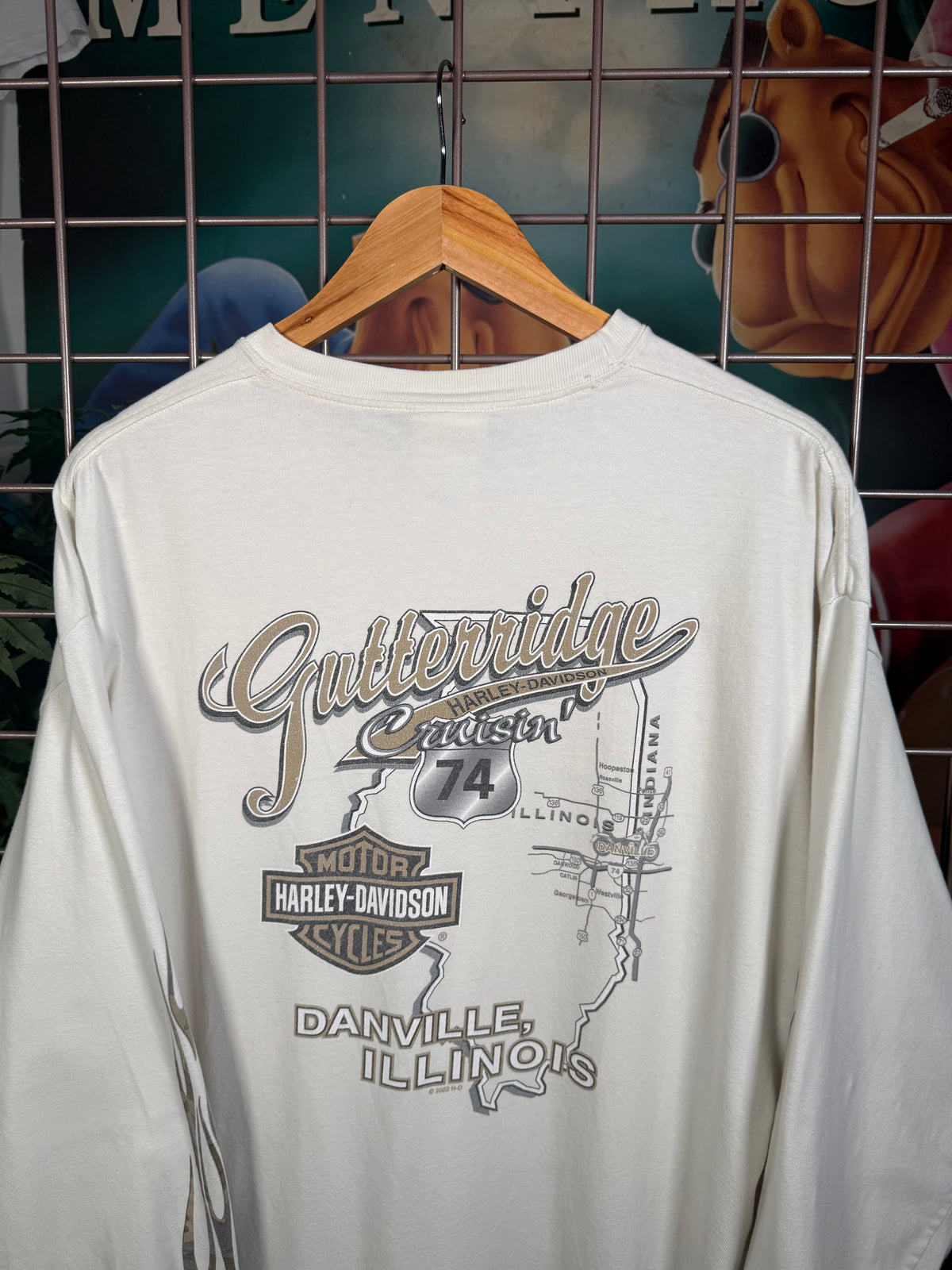 2007 Harley Davidson Camo Flames Longsleeve (XL)