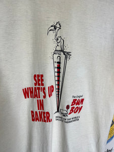 Vintage Baker California Worlds Tallest Thermometer Tee (M)
