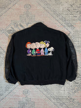 Load image into Gallery viewer, Vintage Peanuts+Snoopy Leather Letterman Jacket (XL)
