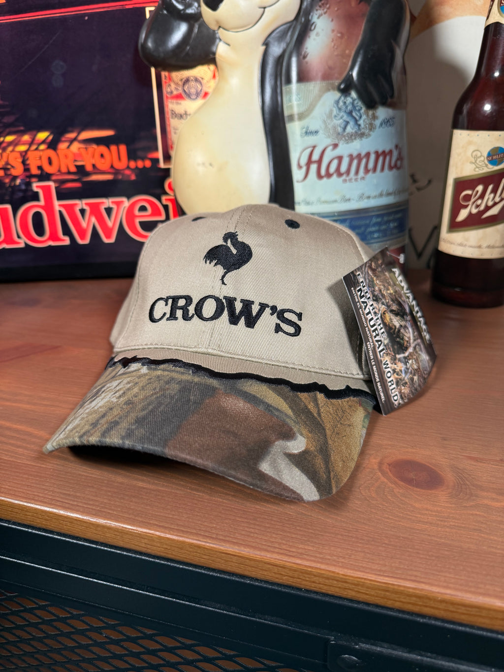 Vintage Y2K Crow’s Seed Camo K Products Hat