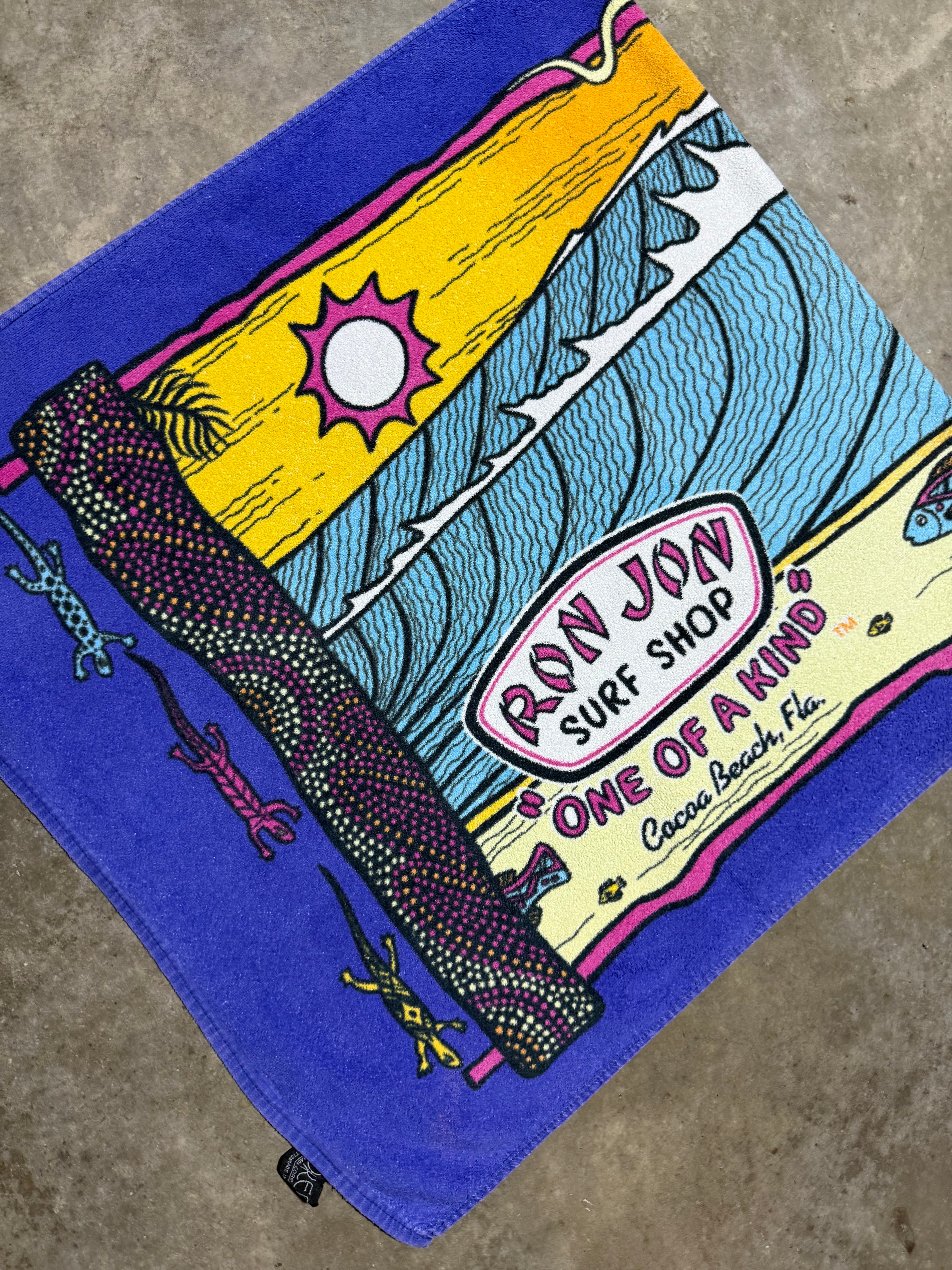 Vintage Ron Jon Surf Shop Towel