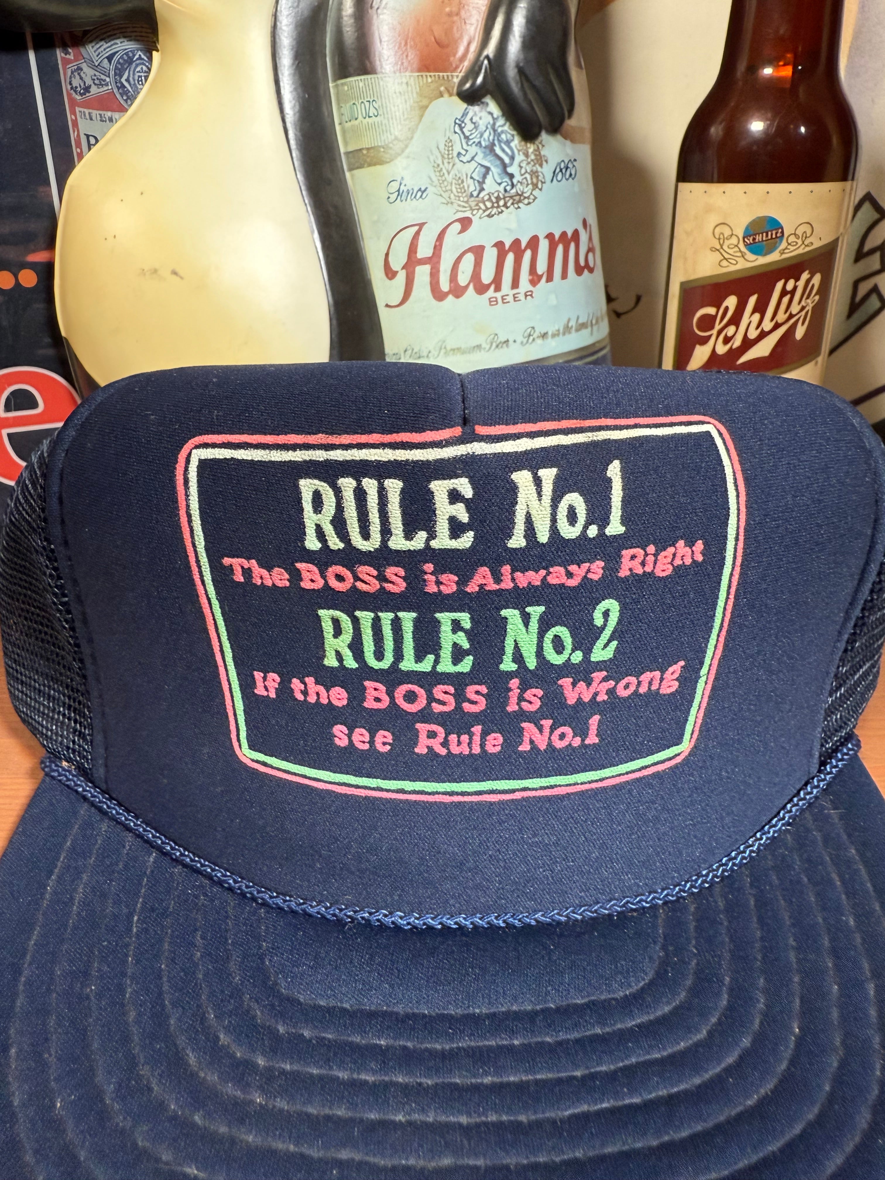 Vintage “The Boss is Always Right” Trucker Hat