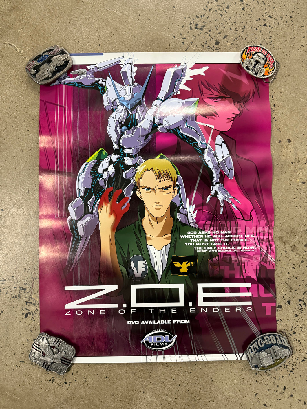 2002 Zone of the Enders Promo Poster (18x24)