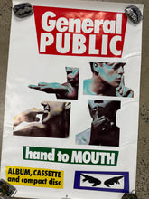 Load image into Gallery viewer, Vintage 1986 General Public Hand to Mouth Poster (24x36)
