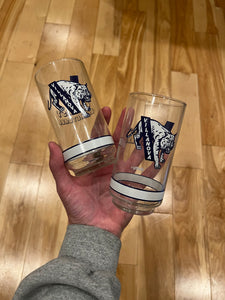 Lot of 2 Vintage Villanova Glasses