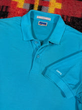 Load image into Gallery viewer, Vintage 80s Levi’s Teal Polo Shirt (L)

