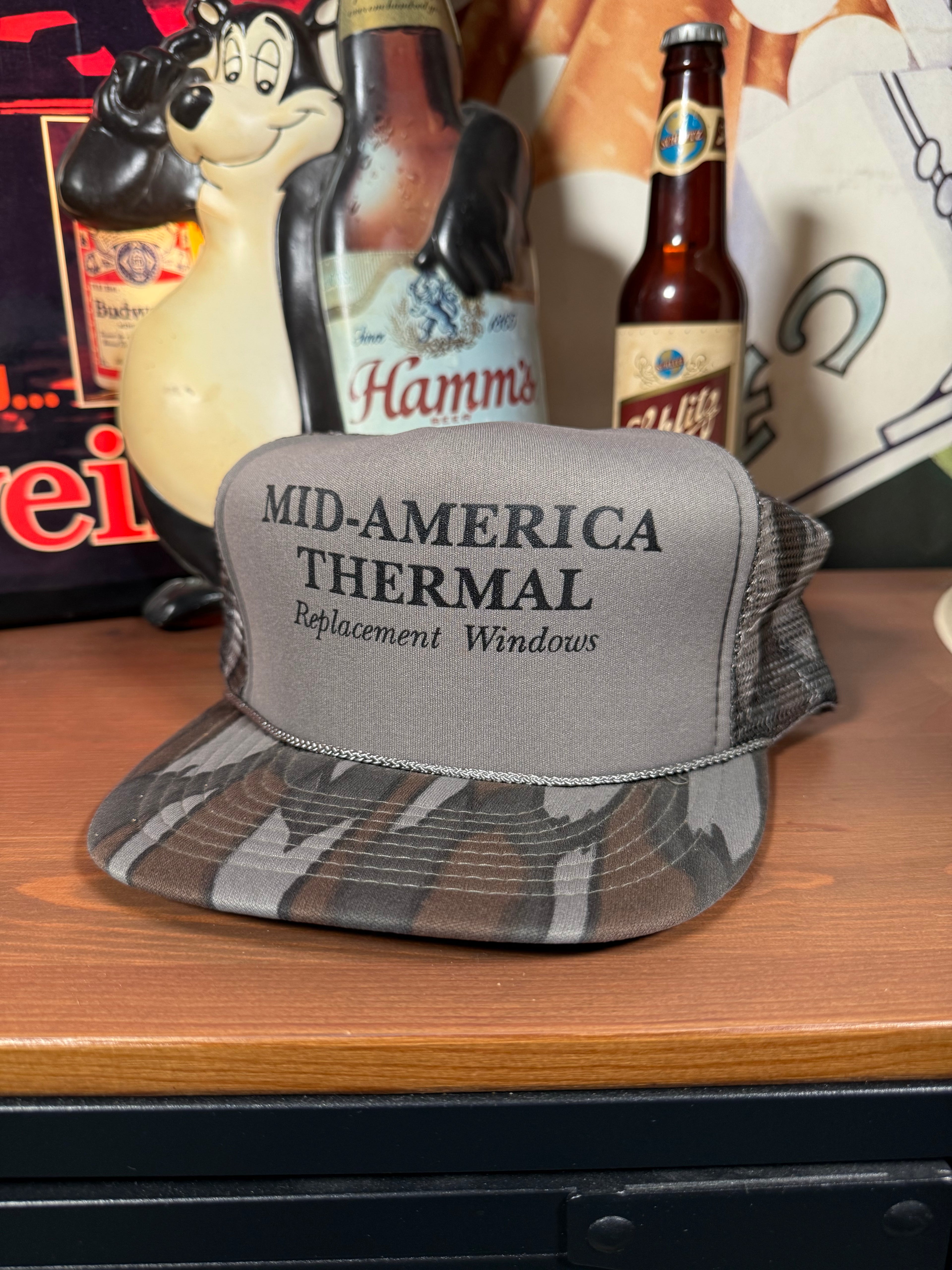Vintage Mid-America Thermal Camp Trucker Hat