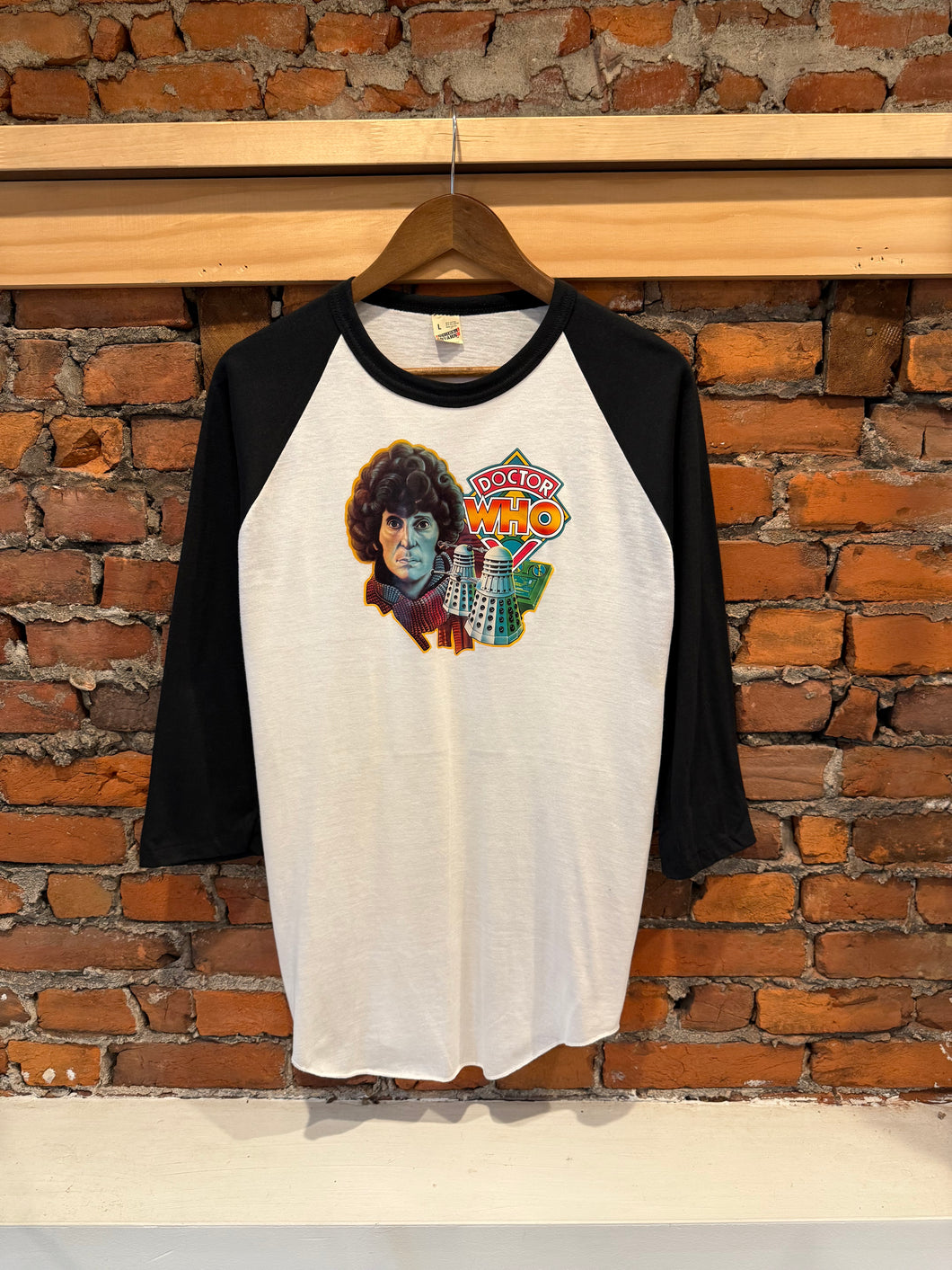 Vintage 1981 Doctor Who Baseball Tee (M)
