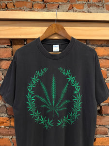 Vintage Late 90s Weed T-Shirt (L)