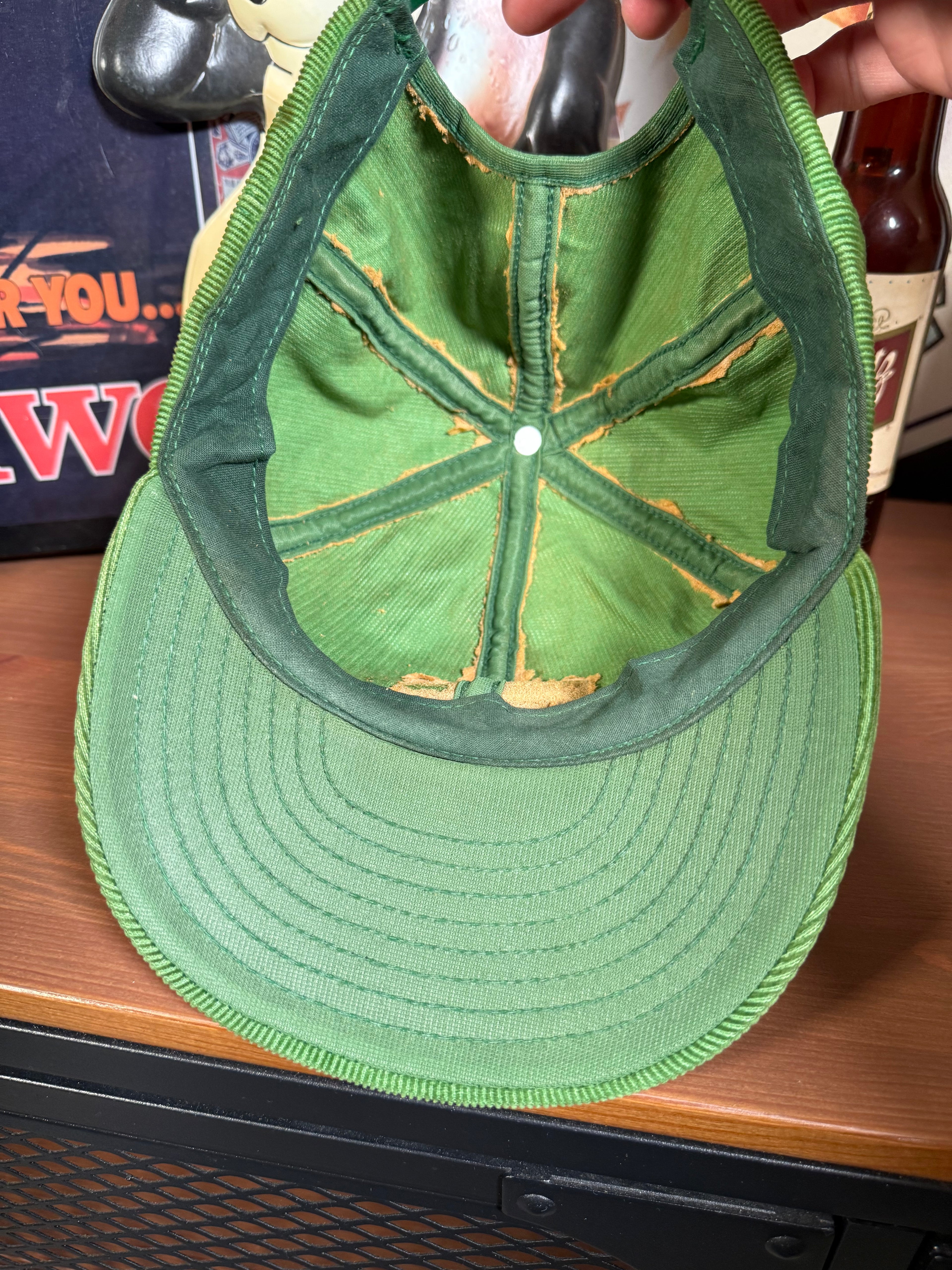 Vintage John Deer Corduroy Patch Hat by Louisville Mfg