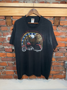 Vintage Distressed 2001 Bike Week Tee (XL)