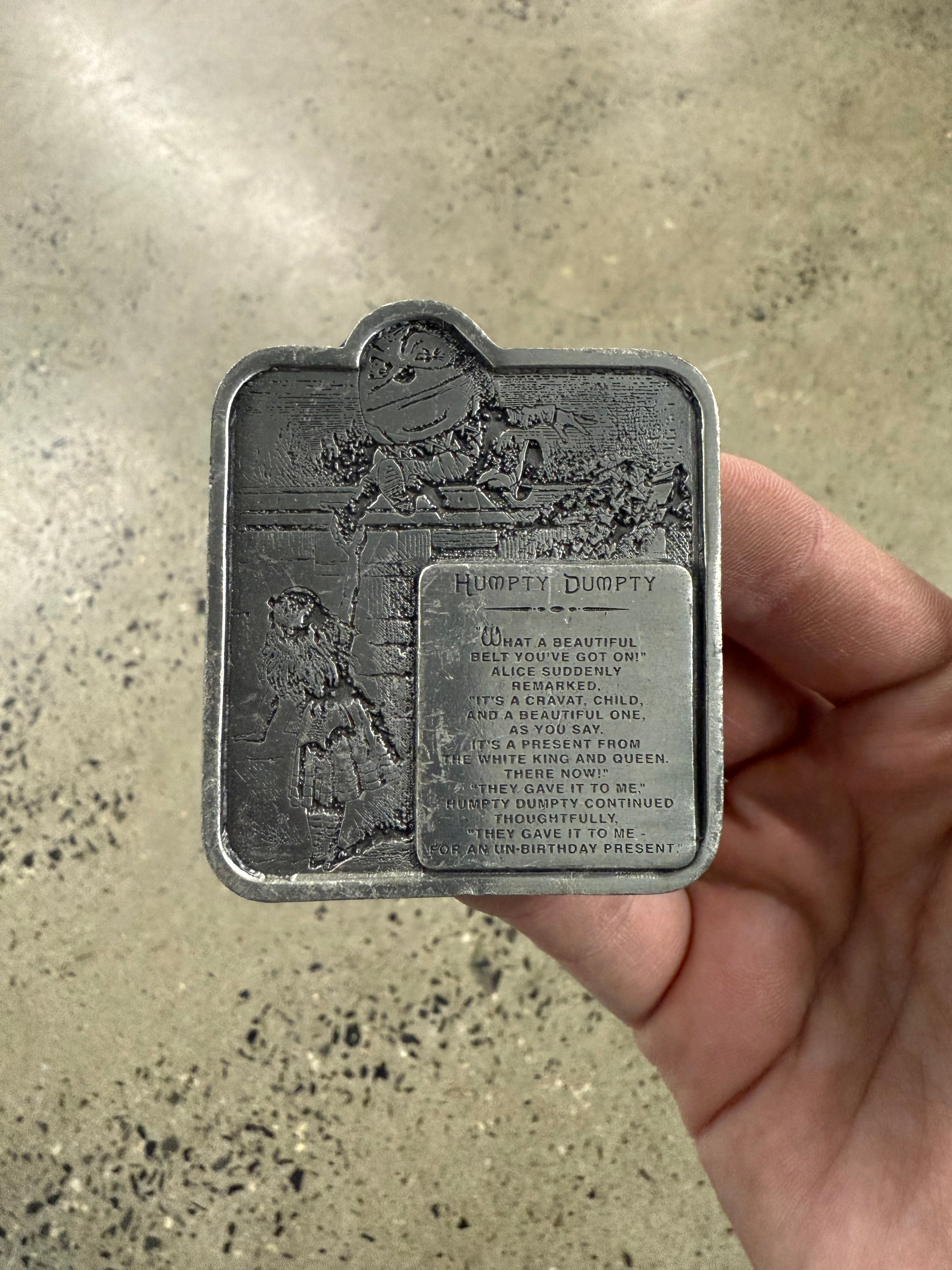 2000s Humpty Dumpty Belt Buckle