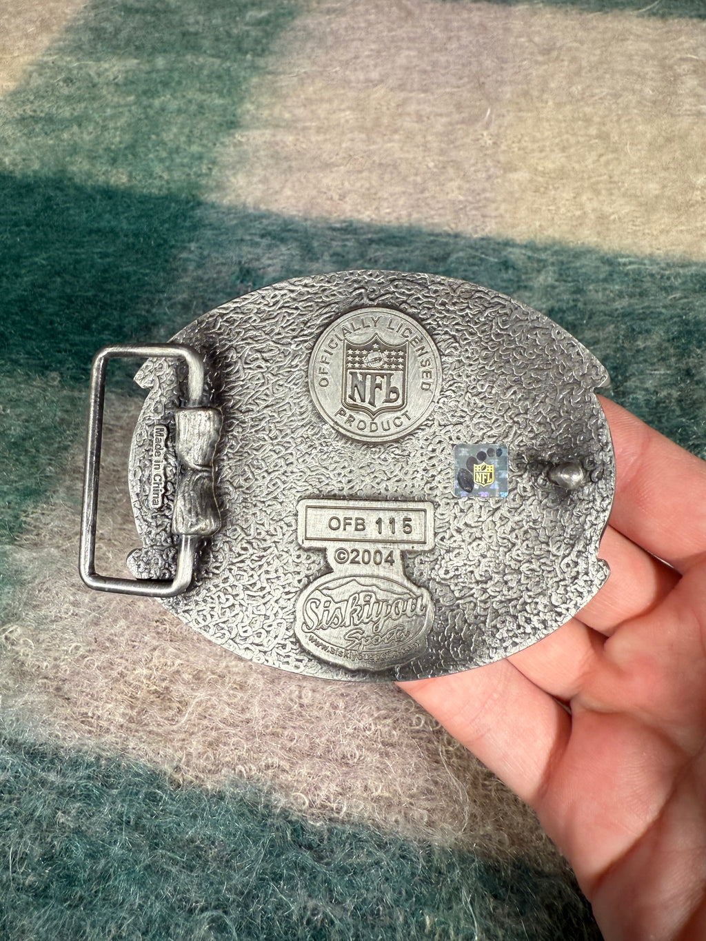 2000s Green Bay Packers Oversized Belt Buckle