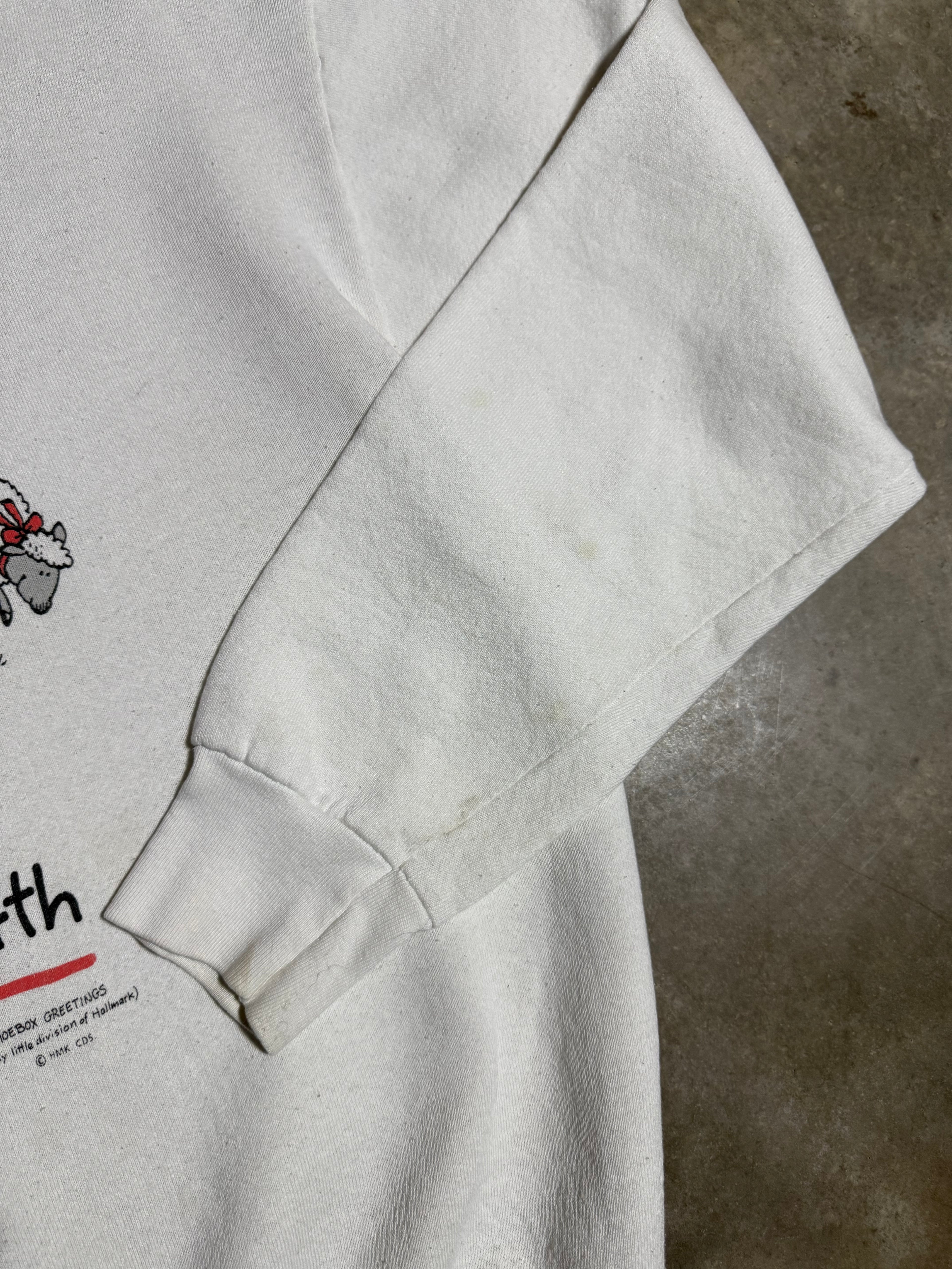 Vintage 90s Fleece On Earth Crewneck (L)