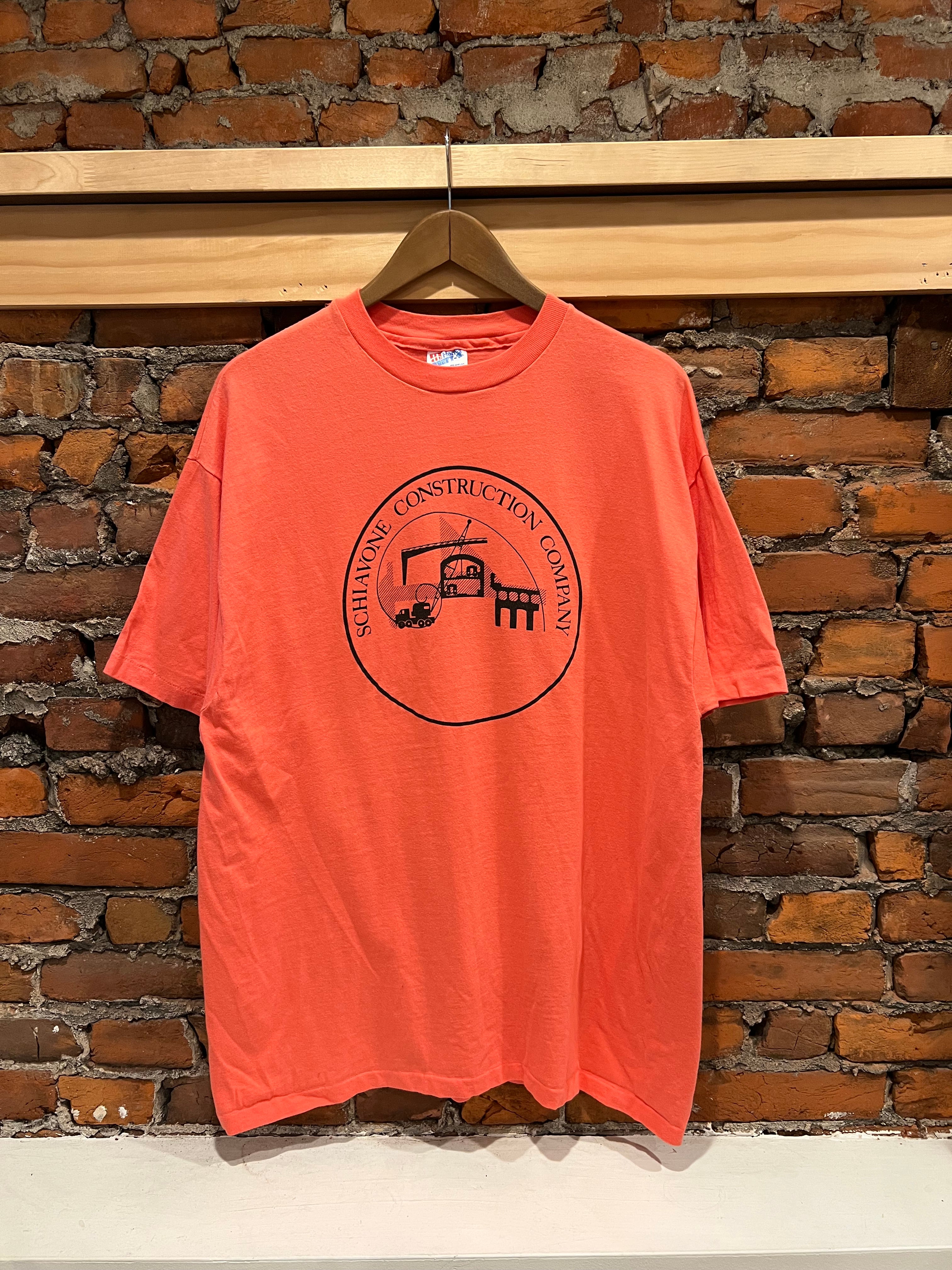 Vintage 90s Construction Company Tee (L)