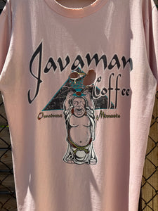 Vintage Distressed Javaman Coffee/Atlanta Georgia Mountain Gear Test Print Shirt (L/XL)