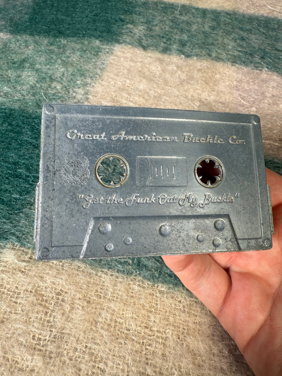 2004 Cassette Tape Belt Buckle