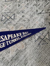 Load image into Gallery viewer, Vintage Chesapeake Bay Bridge-Tunnel Pennant
